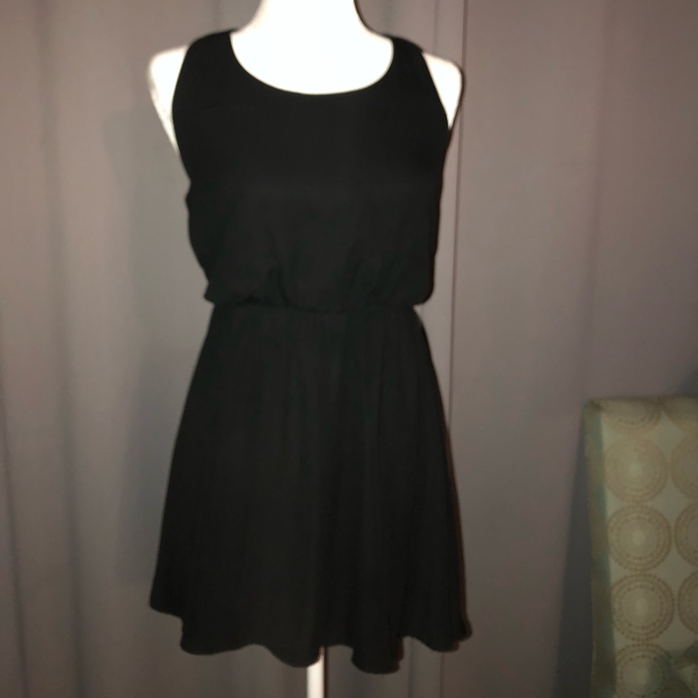 Black Cocktail Dress - Picture 2 of 4